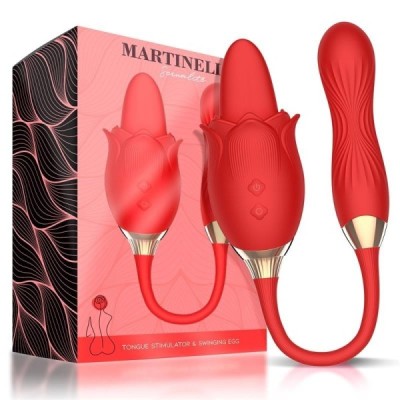 Stimulateur de clitoris avec vibration et balancement