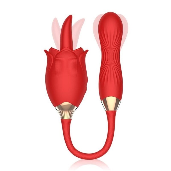 Stimulateur de clitoris avec vibration et balancement