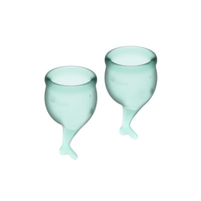 Coupe Menstruelle Feel Secure Vert Foncé Pack de 2 Coupe Menstruelle Feel Secure Vert Foncé Pack de 2