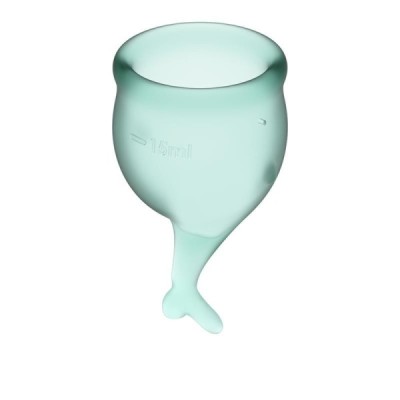 Coupe Menstruelle Feel Secure Vert Foncé Pack de 2 Coupe Menstruelle Feel Secure Vert Foncé Pack de 2