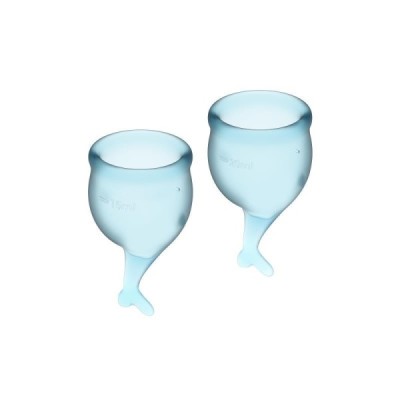 Coupe menstruelle Feel Secure bleu clair Pack de 2 Coupe menstruelle Feel Secure bleu clair Pack de 2