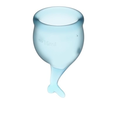Coupe menstruelle Feel Secure bleu clair Pack de 2 Coupe menstruelle Feel Secure bleu clair Pack de 2