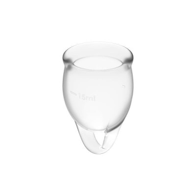 Coupe menstruelle Transparent Pack de 2