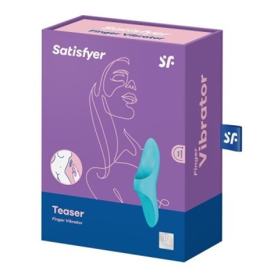Vibromasseur Teaser Doigt Bleu Clair Vibromasseur Teaser Doigt Bleu Clair
