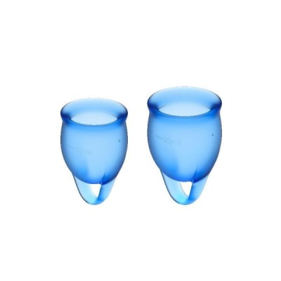 Coupe Menstruelle Feel confident Bleu Foncé Pack de 2 Coupe Menstruelle Feel confident Bleu Foncé Pack de 2