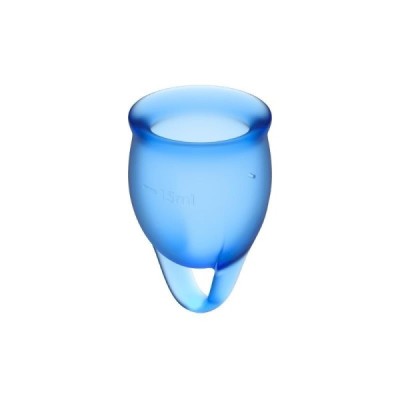 Coupe Menstruelle Feel confident Bleu Foncé Pack de 2 Coupe Menstruelle Feel confident Bleu Foncé Pack de 2