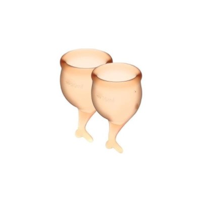 Coupe menstruelle Pack de 2 - Orange Coupe menstruelle Pack de 2 - Orange