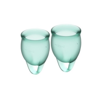 Coupe menstruelle Feel Confident Pack de 2 - Vert foncé Coupe menstruelle Feel Confident Pack de 2 - Vert foncé