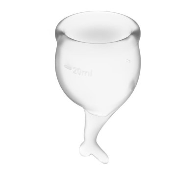 Coupe menstruelle Feel Secure Pack de 2 - Transparent Coupe menstruelle Feel Secure Pack de 2 - Transparent