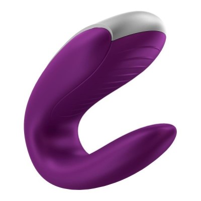 Vibromasseur Satisfyer Double Fun pour Couples avec APP et Télécommande - Violet Vibromasseur Satisfyer Double Fun pour Couples avec APP et Télécommande - Violet