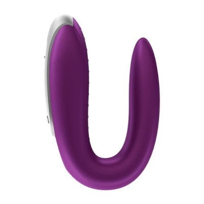Vibromasseur Satisfyer Double Fun pour Couples avec APP et Télécommande - Violet Vibromasseur Satisfyer Double Fun pour Couples avec APP et Télécommande - Violet