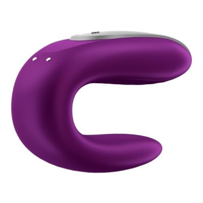 Vibromasseur Satisfyer Double Fun pour Couples avec APP et Télécommande - Violet Vibromasseur Satisfyer Double Fun pour Couples avec APP et Télécommande - Violet