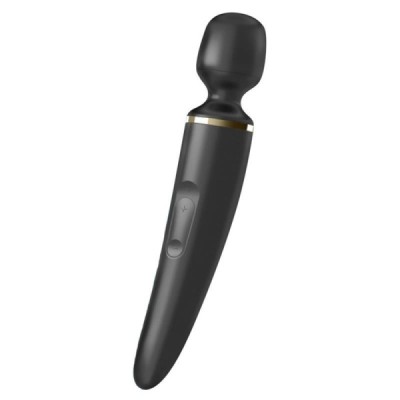 Stimulateur Wand-er Woman - Noir et Or Stimulateur Wand-er Woman - Noir et Or