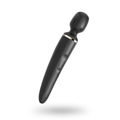 Stimulateur Wand-er Woman - Noir et Or Stimulateur Wand-er Woman - Noir et Or