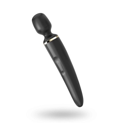 Stimulateur Wand-er Woman - Noir et Or Stimulateur Wand-er Woman - Noir et Or