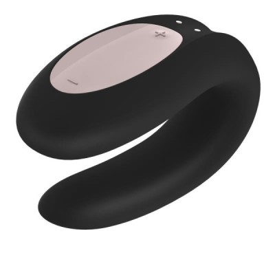 Stimulateur Connecté pour Couple Satisfyer Double Joy - Noir Stimulateur Connecté pour Couple Satisfyer Double Joy - Noir