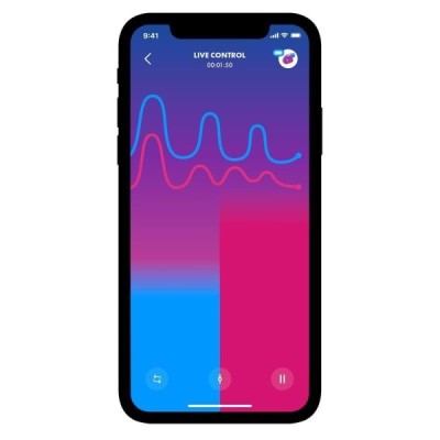 Stimulateur Connecté pour Couple Satisfyer Double Joy - Noir Stimulateur Connecté pour Couple Satisfyer Double Joy - Noir