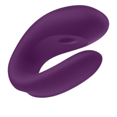 Stimulateur Connecté pour Couple Satisfyer Double Joy - Violet