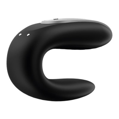Stimulateur pour Couple Connecté Satisfyer Double Fun-Noir Stimulateur pour Couple Connecté Satisfyer Double Fun-Noir