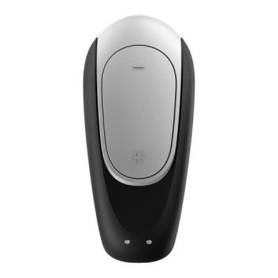 Stimulateur pour Couple Connecté Satisfyer Double Fun-Noir Stimulateur pour Couple Connecté Satisfyer Double Fun-Noir