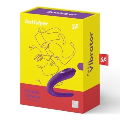 Satisfyer Vibromasseur pour couple Classic - Violet Satisfyer Vibromasseur pour couple Classic - Violet