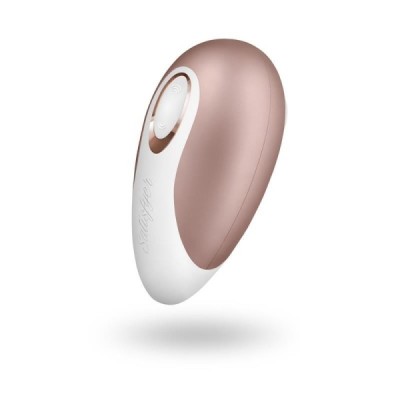 Satisfyer Pro Deluxe - Or clair et Blanc