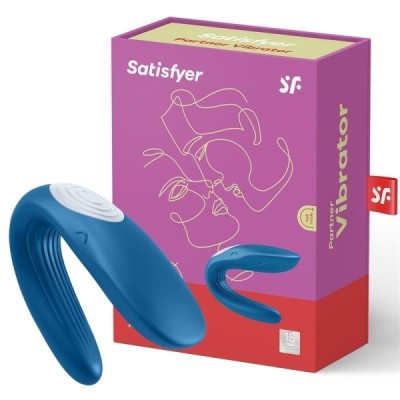 Satisfyer vibromasseur pour couple - Baleine Bleu Satisfyer vibromasseur pour couple - Baleine Bleu