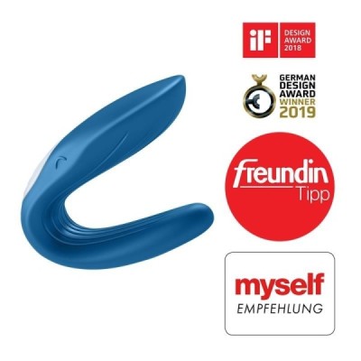 Satisfyer vibromasseur pour couple - Baleine Bleu Satisfyer vibromasseur pour couple - Baleine Bleu