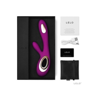 Vibromasseur Rabbit Soraya Wave - Rose foncé Vibromasseur Rabbit Soraya Wave - Rose foncé