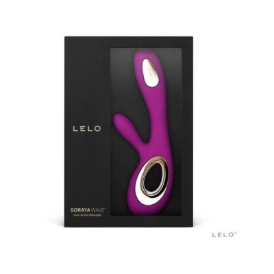Vibromasseur Rabbit Soraya Wave - Rose foncé Vibromasseur Rabbit Soraya Wave - Rose foncé