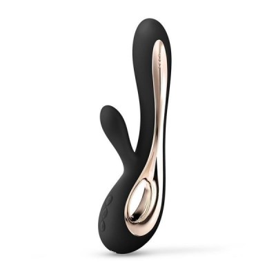 Vibromasseur rabbit Soraya 2 - Noir Vibromasseur rabbit Soraya 2 - Noir