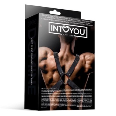 Darom Male Chest Bondage Harness Vegan Leather Darom Male Chest Bondage Harness Vegan Leather