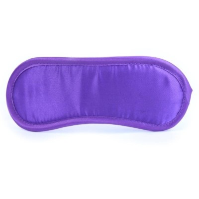 Bandeau pour les yeux en satin violet