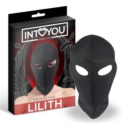 Masque Lilith Incognito avec Ouverture dans les Yeux Noir Masque Lilith Incognito avec Ouverture dans les Yeux Noir